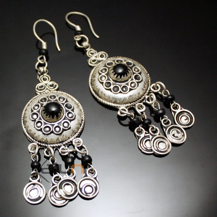 Bijoux Ethniques Orientaux BerbÃ¨res Boucles d'oreilles en Argent mix ...