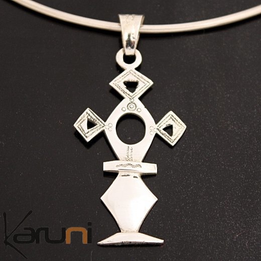 Croix du sud touareg argent Niger pendentif d'In Wagar 1