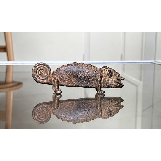 Cameleon bronze Dogon