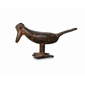 Pintade Bronze Dogon – Sculpture Africaine Artisanale Déco Nature Sculpture artisanale africaine