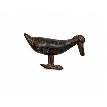Sculpture Poule Africaine en Bronze � Art Tribal Dogon