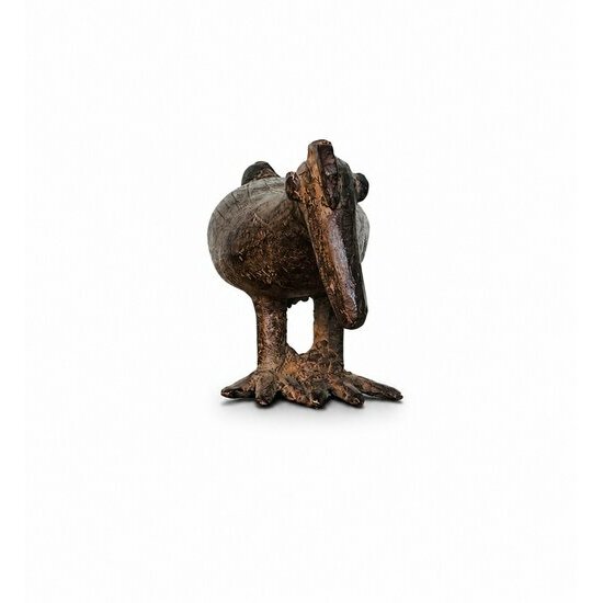 Poule Bronze Cire Perdue � Objet D�co Ethnique Fait Main