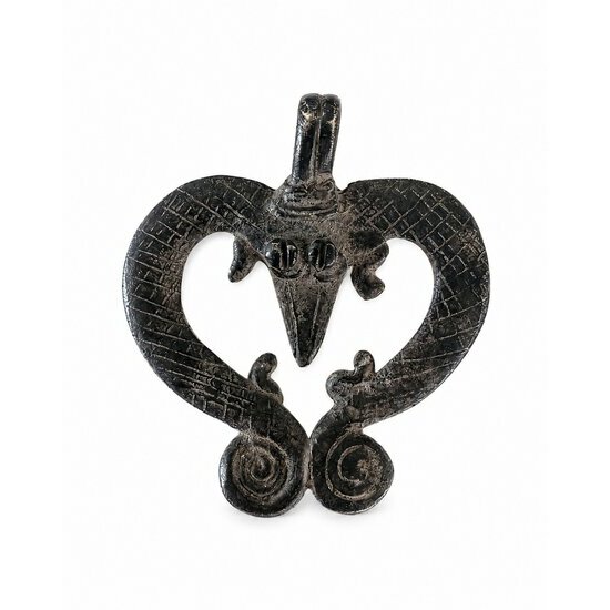 Pendentif Ethnique Bronze – Fennec - Bijou Artisanal du Mali Fait Main Pendentif Fennec Bronze Artisanal – Cire Perdue Mali