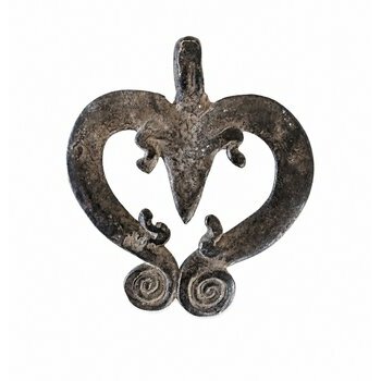 Pendentif Ethnique Bronze – Fennec - Bijou Artisanal du Mali Fait Main Pendentif Bronze Africain – Travail Artisanal Fait Main