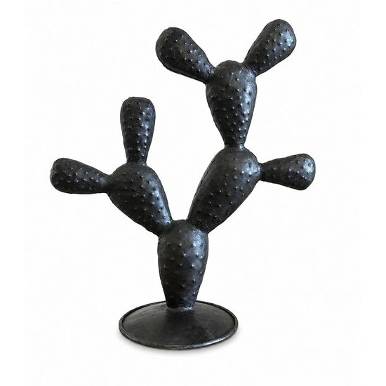 Cactus M&eacute;tal Recycl&eacute; � Sculpture Artisanale D&eacute;co Boh&egrave;me Industrielle