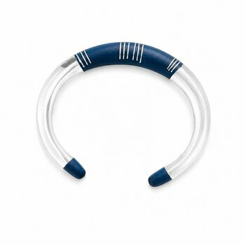 Bracelet Cr�ateur en Argent 925 et Bois d��b�ne, Jonc Touareg Fait Main, Cadeau Homme Femme