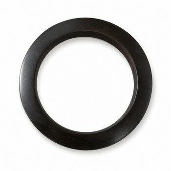 Bracelet Anneau Ébène – Jonc Noir Léger Bois Naturel Fait Main Jonc Bois d’Ébène Naturel – Bijou Noir Sobre et Artisanal