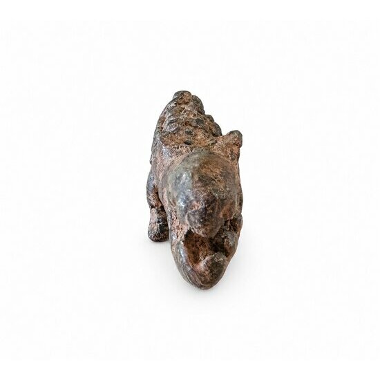 Petit Crocodile Dogon Bronze � Sculpture Animali�re Ethnique