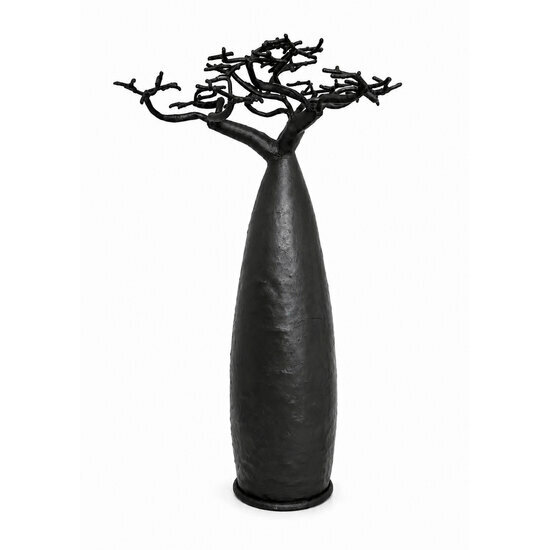 Sculpture Arbre Baobab M�tal Noir � Objet D�co Naturel et Design