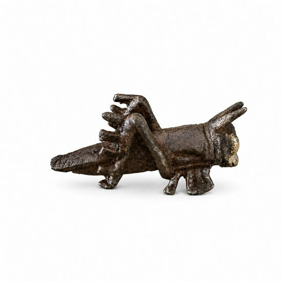 Figurine Insecte en Bronze � Sauterelle D�corative Objet de Collection
