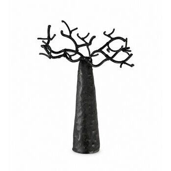 Baobab Mural en Métal – Porte-Clés et Porte-Bijoux Fait Main Baobab Mural en Métal Noir – Porte-Clés et Porte-Bijoux Artisanal