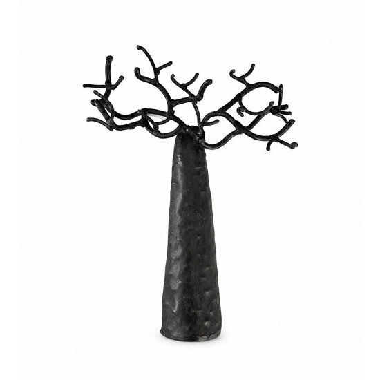 Baobab Mural en Métal – Porte-Clés et Porte-Bijoux Fait Main Baobab Mural en Métal Noir – Porte-Clés et Porte-Bijoux Artisanal