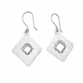 Boucles d'Oreilles Carrées Argent 925 – Pendants Géométriques Faits Main Boucles d’Oreilles Carrées Argent 925 – Bijou Géométrique Fait Main