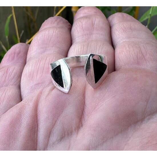 Bague Design Argent 925 � Bague Moderne Femme R�glable