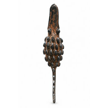 Sculpture Crocodile en Bronze – Statue Animalière Artisanale 19 cm