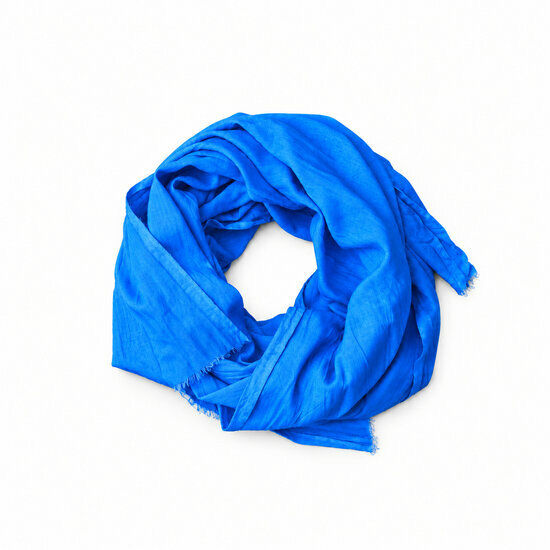 Chèche bleu clair en coton – Homme et femme