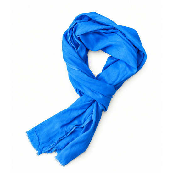 Chèche bleu clair en coton – Homme et femme