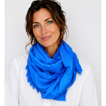 Chèche bleu clair en coton – Homme et femme