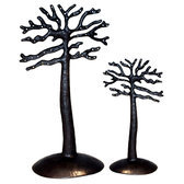 Arbre  bijoux porte-bijoux design Corail 15 cm mtal recycl Madagascar b