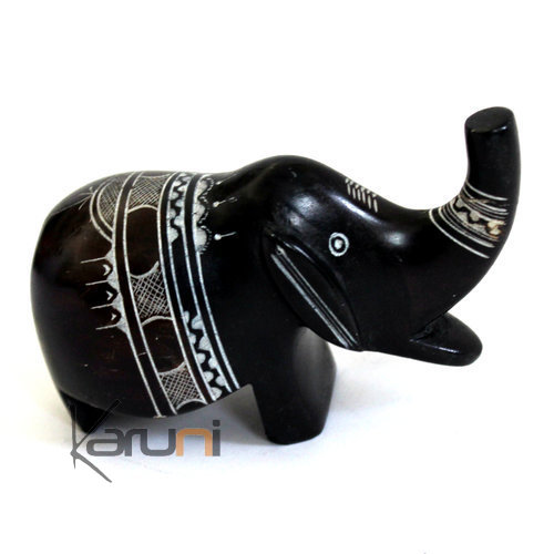 Sculpture Steatite Pierre  Savon Animal Touareg Niger Pierre de l'Ar Dcoration Elephant 09