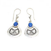 Boucles d'oreilles argent 925 agate