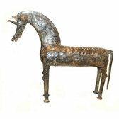 Bronze cheval dogon