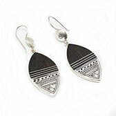 boucles argent 925 ebene